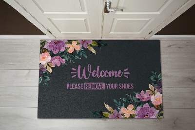 Tapete capacho Tire os sapatos