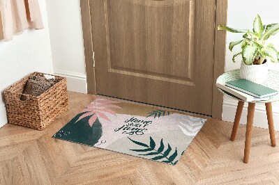 Tapete capacho Folhas Tropicais