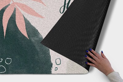 Tapete capacho Folhas Tropicais