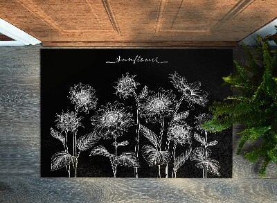 Tapete de entrada Flores de Girassóis