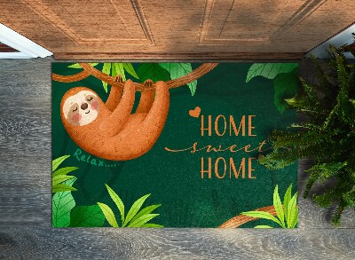 Tapete de entrada Inscrição Sweet Home