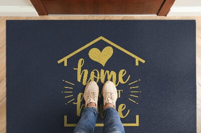 Tapete capacho Inscrição Sweet Home