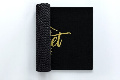 Tapete de entrada Inscrição Sweet Home