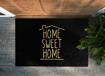 Tapete de entrada Inscrição Sweet Home