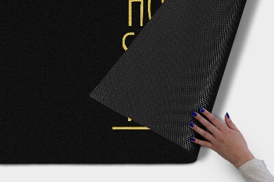 Tapete de entrada Inscrição Sweet Home