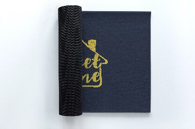 Tapete capacho Placa de boas-vindas