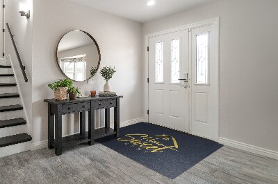 Tapete capacho Com a inscrição