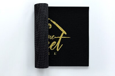 Tapete de entrada Placa de boas-vindas