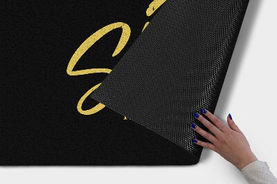 Tapete de entrada Placa de boas-vindas