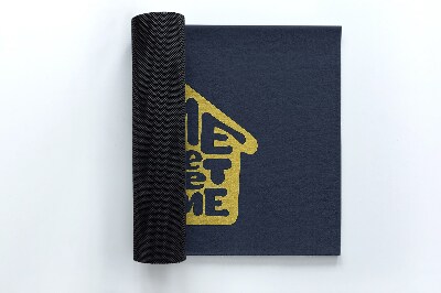 Tapete capacho Com uma inscrição