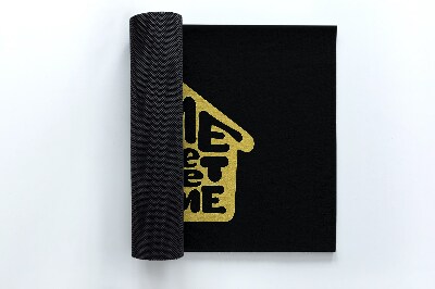 Tapete de entrada Com uma inscrição