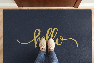 Tapete capacho Com a inscrição Olá