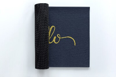 Tapete capacho Com a inscrição Olá