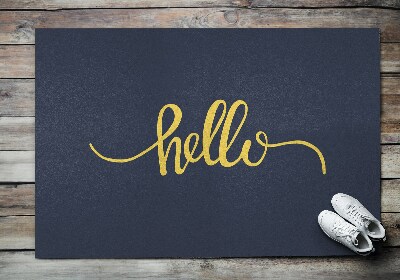 Tapete capacho Com a inscrição Olá