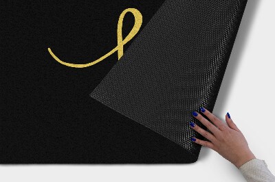 Tapete de entrada Com uma inscrição