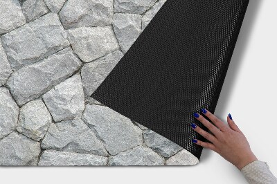 Tapete de entrada Pedras