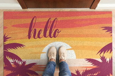 Tapete de entrada Pôr do sol