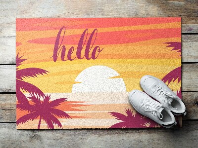 Tapete de entrada Pôr do sol