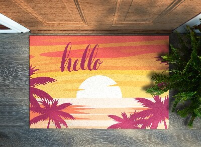 Tapete de entrada Pôr do sol