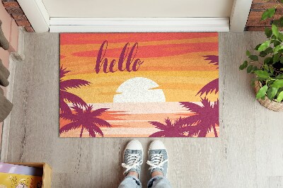 Tapete de entrada Pôr do sol