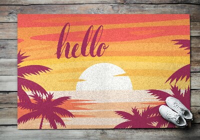 Tapete de entrada Pôr do sol