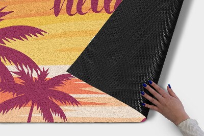 Tapete de entrada Pôr do sol