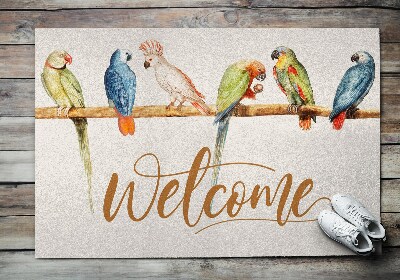 Tapete capacho Papagaios