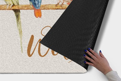 Tapete capacho Papagaios