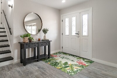 Tapete de entrada Flamingos