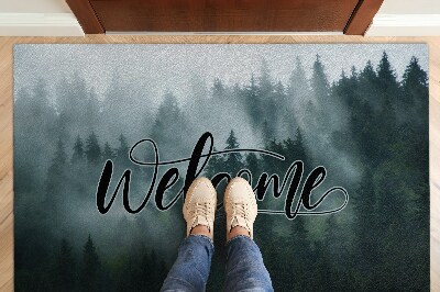 Tapete capacho Bem-vindo à Floresta