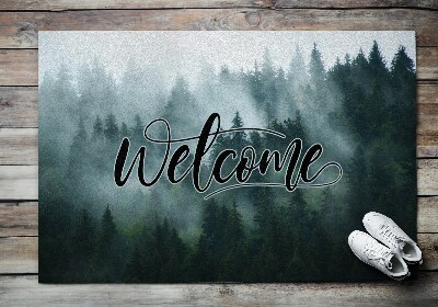 Tapete capacho Bem-vindo à Floresta
