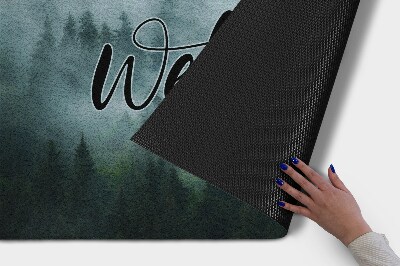 Tapete capacho Bem-vindo à Floresta