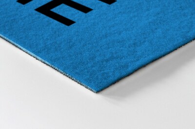 Tapete capacho Bem-vindo, adeus