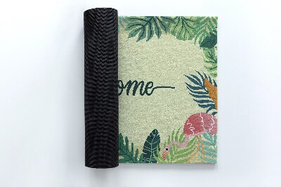 Tapete capacho Folhas tropicais