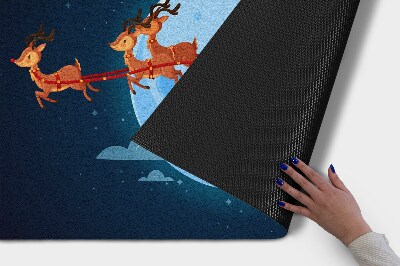 Wycieraczka wewnętrzna Świąteczna Sanie Mikołaja