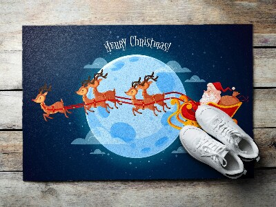 Wycieraczka wewnętrzna Świąteczna Sanie Mikołaja