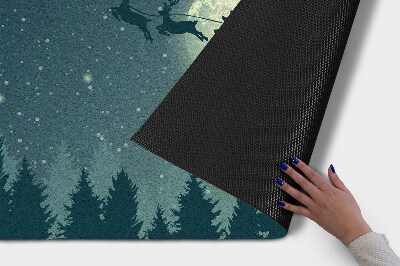 Wycieraczka wewnętrzna Sanie Mikołaja Świąteczna