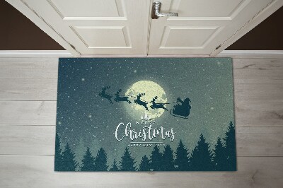 Wycieraczka wewnętrzna Sanie Mikołaja Świąteczna