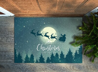 Wycieraczka wewnętrzna Sanie Mikołaja Świąteczna