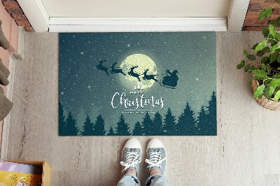 Wycieraczka wewnętrzna Sanie Mikołaja Świąteczna