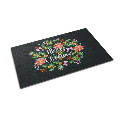 Wycieraczka wewnętrzna Wesołych Świąt Świąteczna