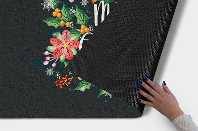 Wycieraczka wewnętrzna Wesołych Świąt Świąteczna