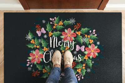 Wycieraczka wewnętrzna Wesołych Świąt Świąteczna