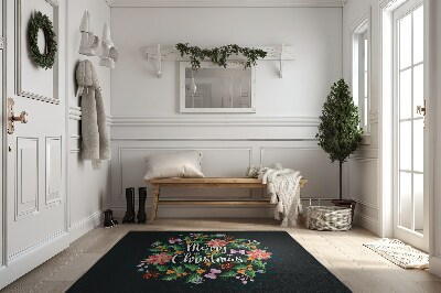 Wycieraczka wewnętrzna Wesołych Świąt Świąteczna