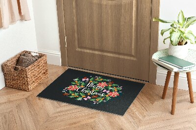 Wycieraczka wewnętrzna Wesołych Świąt Świąteczna