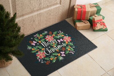 Wycieraczka wewnętrzna Wesołych Świąt Świąteczna