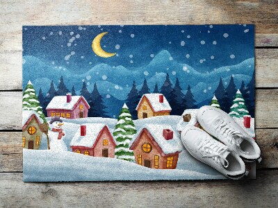 Wycieraczka wewnętrzna Świąteczna Zimowa