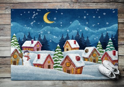 Wycieraczka wewnętrzna Świąteczna Zimowa