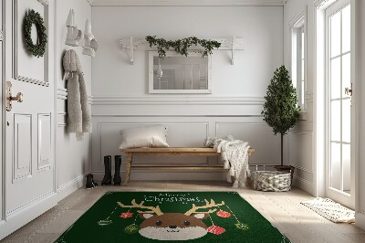 Wycieraczka pod drzwi Świąteczny renifer