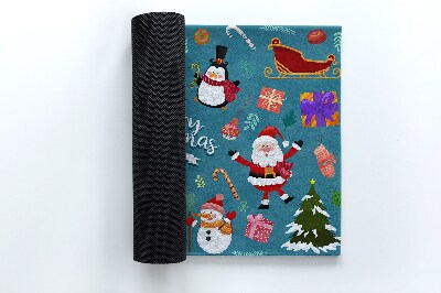 Wycieraczka pod drzwi Mikołaj Bałwan Święta